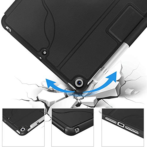 Image of DuraSafe Cases for iPad Mini 5th 4th 3rd 2nd 1st Gen Case A2133 A1538 A1489 MUQY2HN /A MUQW2HN /A MUQX2HN /A MK6K2HN /A MK6J2HN /A MK6L2HN /A A1599 MGNV2HN /A MGYE2HN /A MGNR2HN /A ME276HN /A ME279HN /A - Black