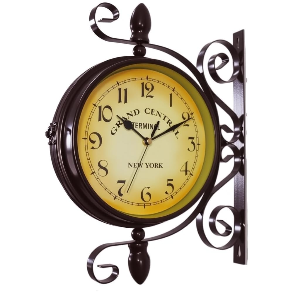 ※maco8※DOUBLE FACE WALL CLOCK Double Face Wall Clock | Williams Sonoma