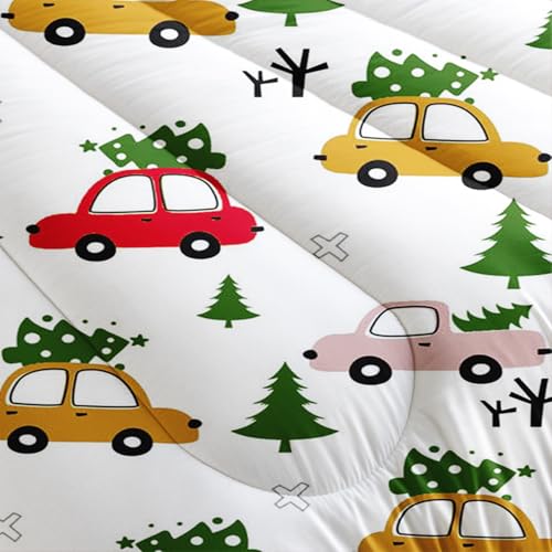 Edredón de microfibra de Navidad con fundas de almohada Andreannie juego de 3 piezas para cama 3