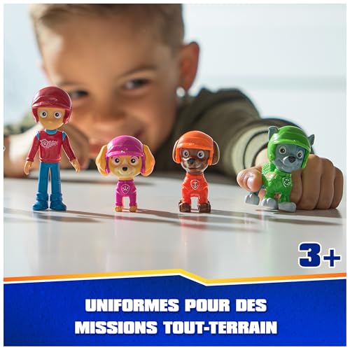 Paw Patrol Pat Patrouille Coffret Cadeau 7 Figurines Rescue Wheels Figurine À Collectionner Thème Tout Terrain Pat Patrouille Jouet Cadeau Enfant Et + Jouet Enfant Et + - vue 4