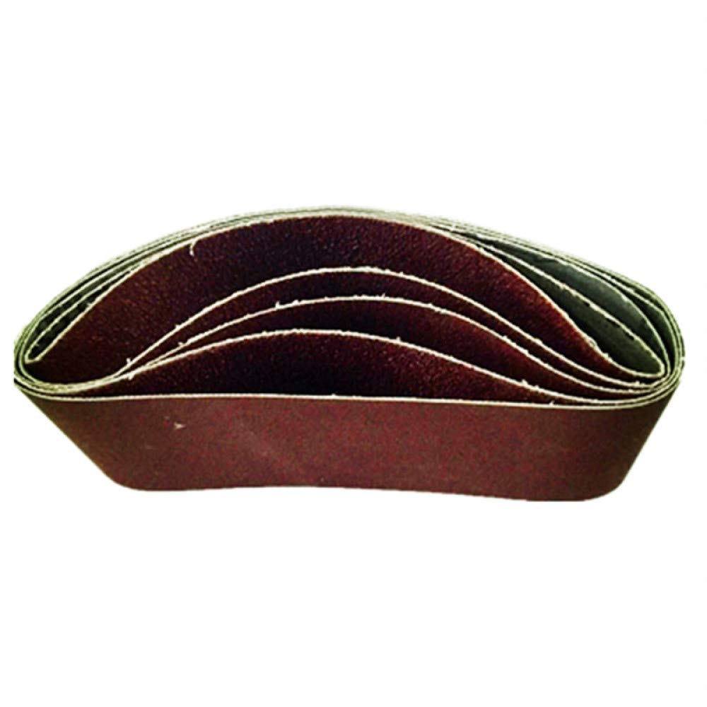5x3 piezas/juego 457 * 75 mm bandas de lijado banda de óxido de aluminio mezclado 40 80120 lijadora de banda lijadora abrasiva madera metal plástico, H