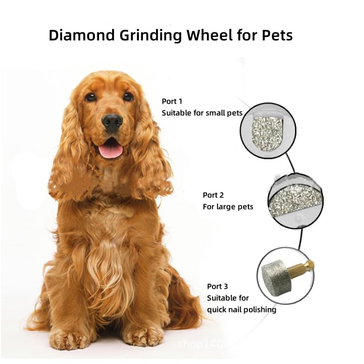 Cortaúñas para perros y gatos, kit de cortaúñas para perros, espaciado seguro de los dientes, cancelación de ruido y eje de latón, para perros grandes y pequeños, mascotas, gatos, patas de aseo