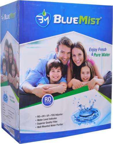 Image of BLUEMIST 12 L Premium black Copper RO Water Purifier | RO+UV+UF+TDS Control | Purified Water with Goodness of Copper (Copper RO Water Purifier) | Colour White