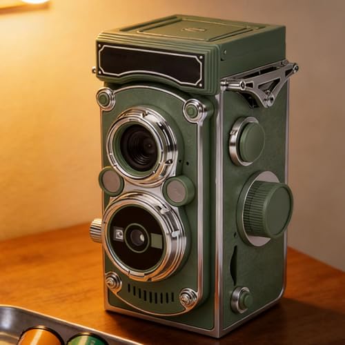 Cámara Digital Vintage 24MP Video 2.7K Verde miniatura 7