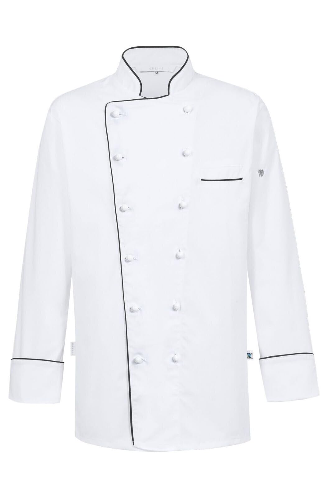 GREIFF Gastro Moda Cuisine Herren Premium-Kochjacke Regular Weiß