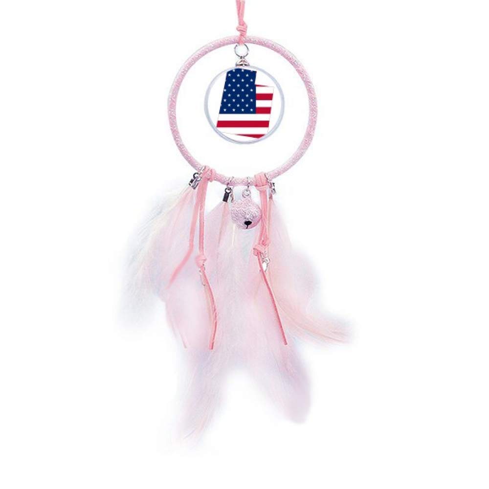 Atrapasueños de la bandera de USA como regalo original de decoración para entusiastas de Utah