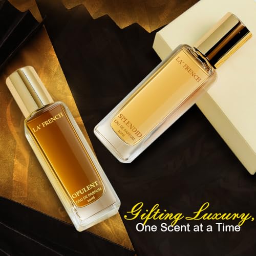 Image of La French Unisex Perfume Gift Set Opulent & Splendid | Long Lasting Eau De Parfum | Perfume for Men & Women | Premium Travel Size Perfumes | Set 2x20ml | Fragrance Set