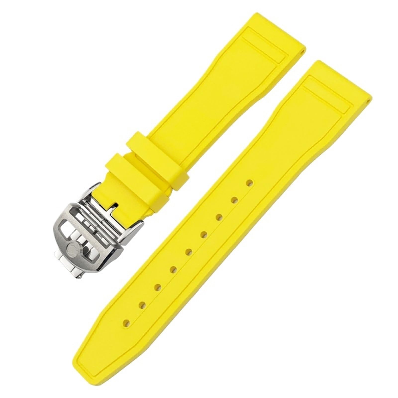Bracelet montre caoutchouc fluoré IWC anti-poussière durable 21mm