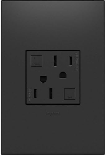 Vista 13 de Legrand adorne AGFTR2152W4-4PK - Toma eléctrica GFCI autocomprobable resistente a manipulaciones, 15 A, acabado blanco, paquete de 4