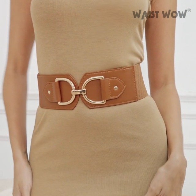Wide Belts for Women Fashion Elastic Belt for Dresses  display picture 1