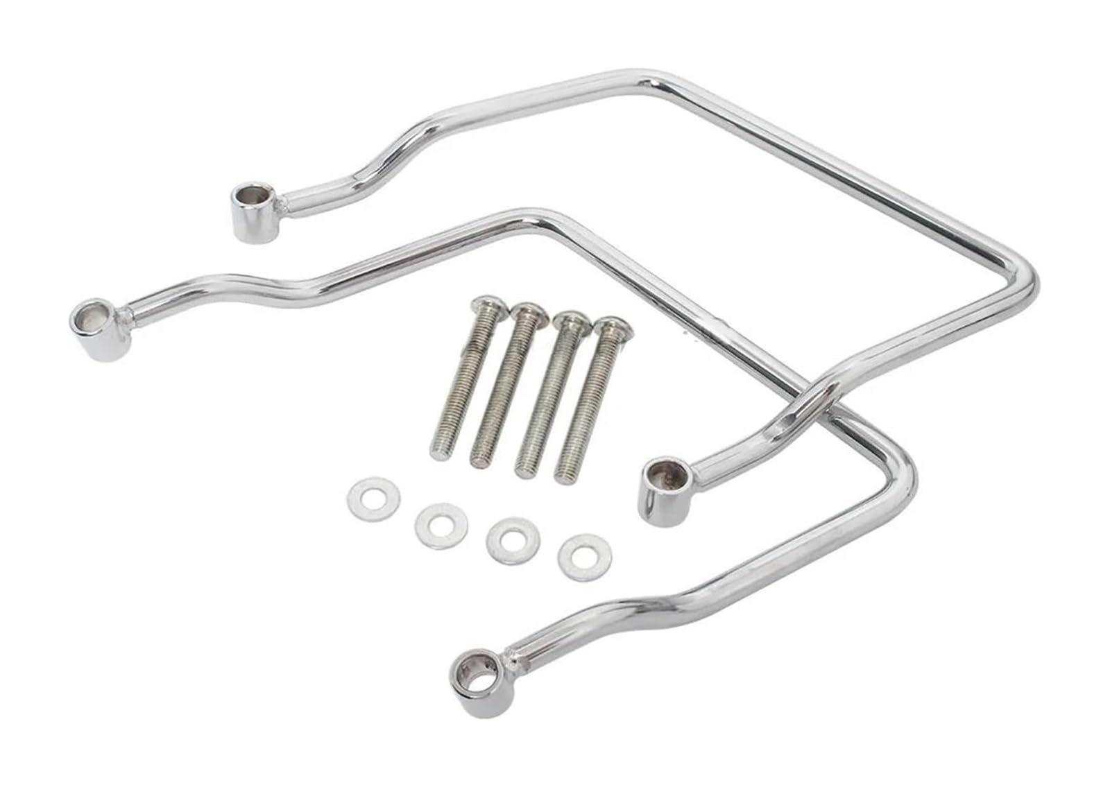 Motorrad-Gepäckträger Chrom für Suzuki Intruder Volusia 800 VL800 2001-2004 21cm
