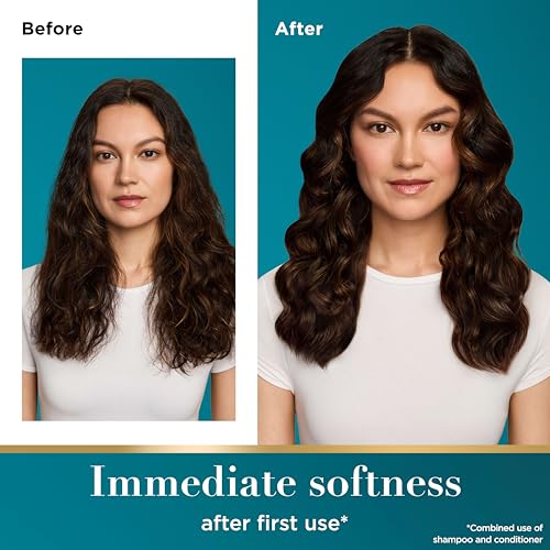Image of OGX Shampoo and Conditioner Set, Nourishing + Coconut Milk, Shampoo and Conditioner for Moisturizing & Strengthening Hair Care, Formulated without Sulfated Surfactants, 25.4 FL OZ, 2 Pack