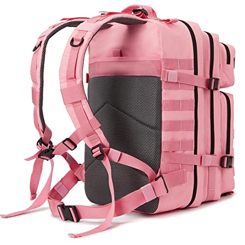 Image of QT&QY 45L Military Tactical Backpacks Molle Army Assault Pack 3 Day Bug Out Bag Hiking Treeking Rucksack