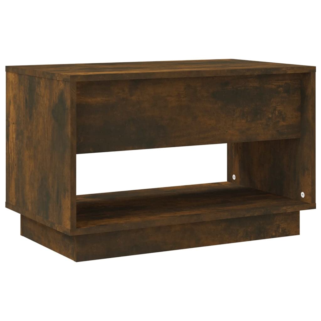 Générique Chene Fume szafka pod telewizor 70x41x44 cm Drewno Ingenierie | 2 szuflady, 1 otwarta komora, przechowywanie DVD i konsoli, łatwe czyszczenie