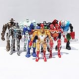 8 pcs/set PVC TOY, Real Steel Movie Atom Noisy Boy Midas Twin Cities Zeus PVC Action Figure