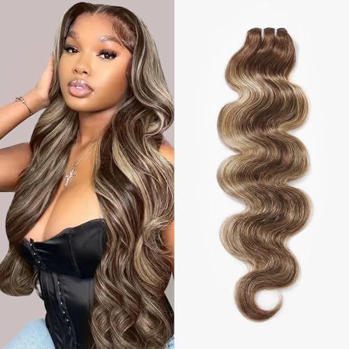 WEQUEEN Hair Bundles 16A Brazilian Virgin Hair Body Wave Bundles,