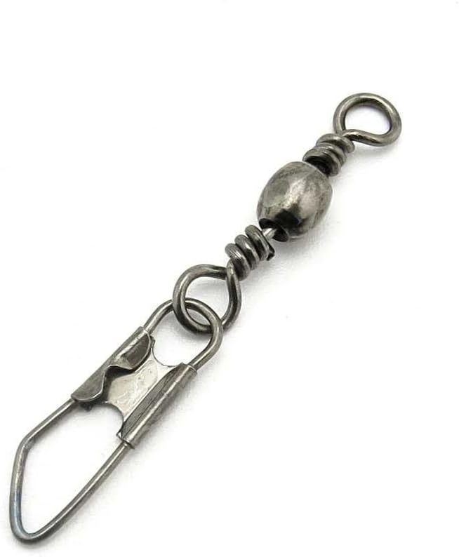 Test 12kg Cross Lock ID004-07 Swivel Fishing Tackle Fly Rings Coast Lock Snap Solid Ring Rolling Coastlock Sea Hooks Lures Ball Bearing Peche Pivot