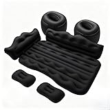 SONGGUO Inflatable Car Air Mattress Back Seat Bed with Air Pump, Compatible with Scion xB 2004 2005 2006 2007 2008, Car Sleeping Pad, Suitable for Camping,Sleeping,Travel,Black