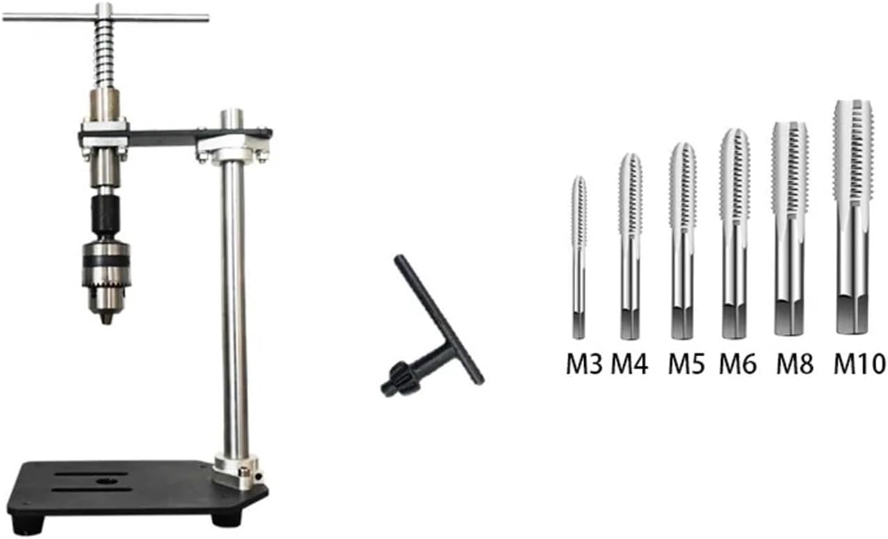 Manual Tapping Machine Manual Vertical Machine, Hand-held Adjustable tap Wrench, Desktop Wrench, Extended Ratchet, Rocker arm(3)