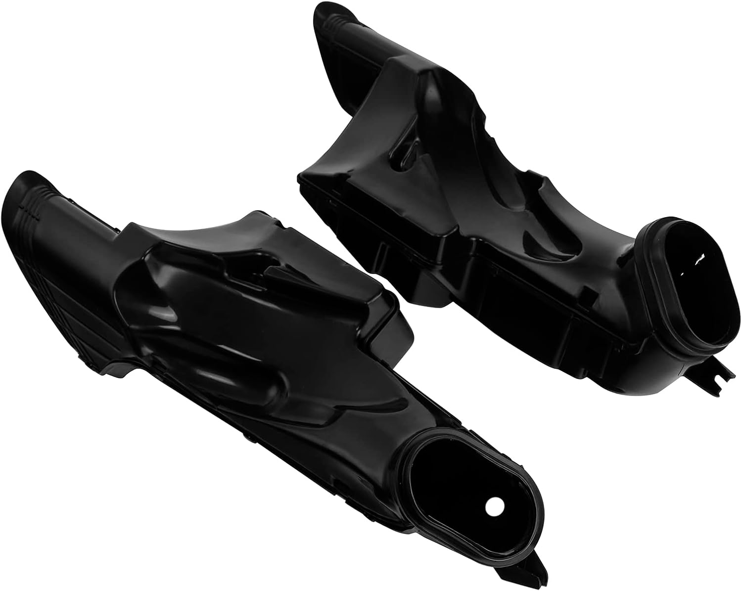 XMT-MOTO Black ABS Ram Air Tubes Duct Intake For SUZUKI GSXR600 GSX-R 750 2006-2007