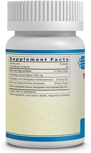 Miniatura 2 de Yu Ping Feng Pian, tabletas 200 tabletas de 200 mg - Paquete de 2