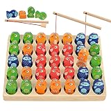 Toddler Learning Educational Toys for 2 3 4 5 Year Old Boys Girls Wooden Magnetic Fishing Kids Toys
