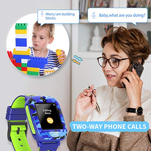 Fitonme Kinderen Smartwatch Telefoon, Kinderen Horloge Telefoon met SOS Muziekspel Videogesprek 2camera 6spel slim… - Image 7
