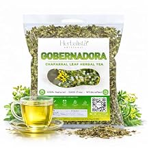 Herbalista - Viral 5oz 141g Gobernadora Herbal Tea Chaparral Leaf Premium Loose Leaf Botanical Infusion 100% Natural, Vegan, Caffeine-Free Traditional Herbal Tea