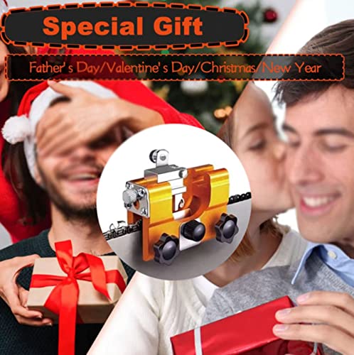 Chainsaw Sharpening Jig Kit Chainsaw Sharpener Jig for Drill Chain Saw Blade Sharpener Chainsaw Chain Sharpener File All Kinds of Chain Saws and Electric Saws