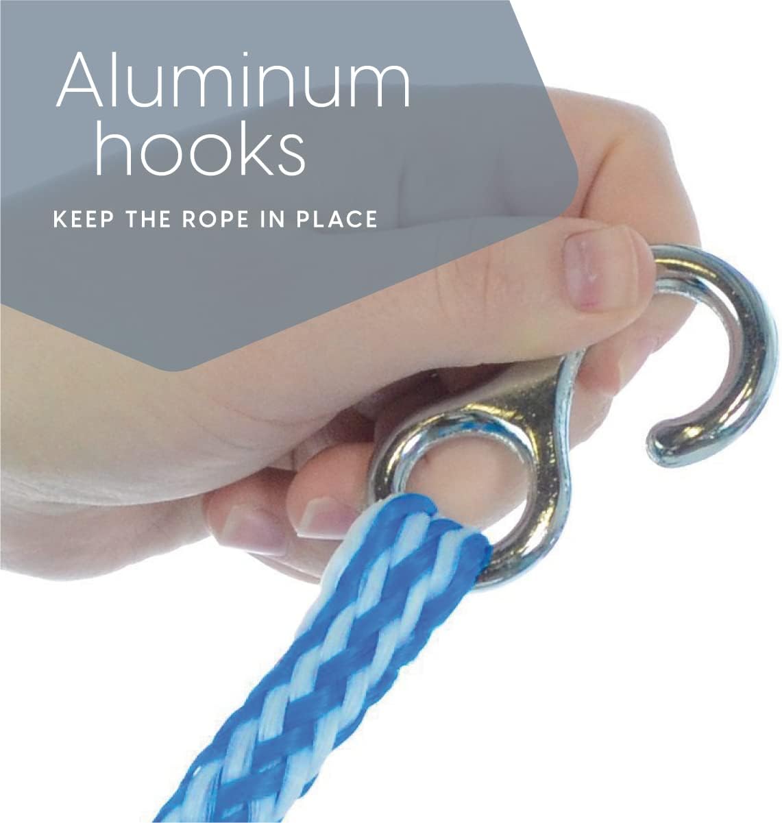 Milliard Preassembled Pool Rope -Adjustable Length- 16-20ft Floating Cordon Pool Safety Divider with Floats, Hooks and FID