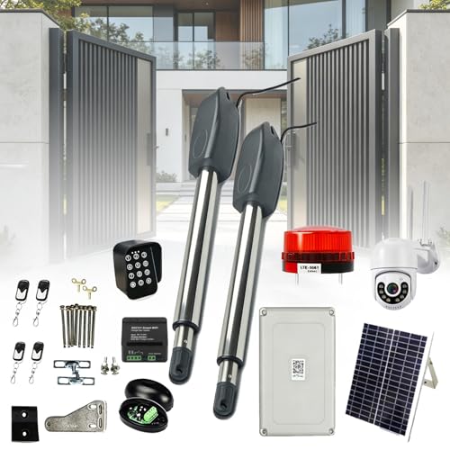 CelyToe Motorisation Automatique pour Portail battant avec télécommande, système Anti-pincement,