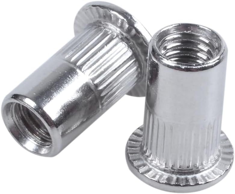 200X M5 Stainless Steel Flat Head Threaded Rivet Nut