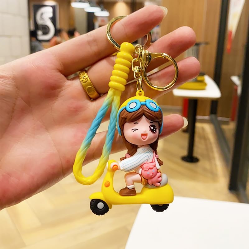 GRACIOUS MART (1 pcs Keychains are small, decorative items Character Cartoon Keychains and Keyrings Set For School Bags, Bike, Car Birthday Gifts
