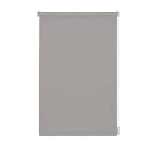 GARDINIA rullgardin som kan klämmas fast eller limmas, Rullgardin för dagsljus, Ogenomskinlig, Monteringssats ingår, EASYFIX rullgardin Uni, Stengrå, 45 x 150 cm (BxH)