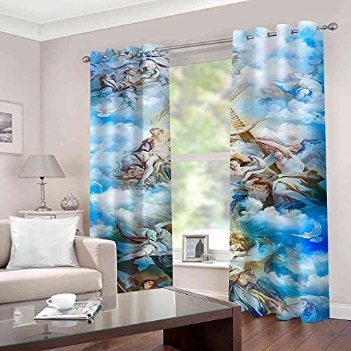Rideau occultant ciel 3d isolant pour mieux dormir en chambre