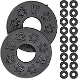 ＊Tamaño universal＊: El diámetro exterior de las cerraduras de protección de la guitarra es de 25 mm (0,98 ") y el diámetro interior es de 9 mm (0,35") con un grosor de 3 mm (0,11 "). Adecuado para la mayoría de guitarras acústicas, eléctricas y de bajo.