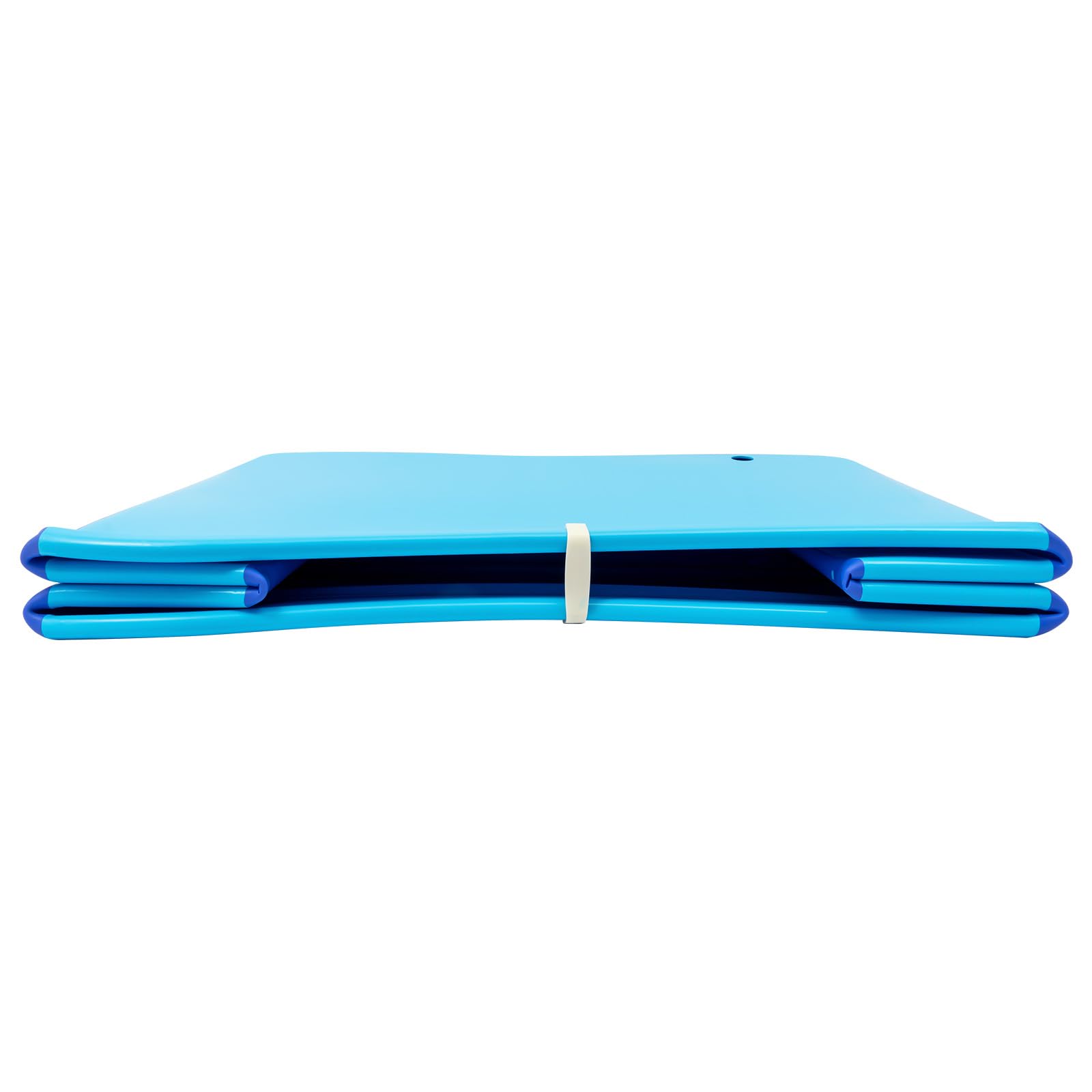 Bañera plegable móvil para adultos, bañera de spa de 100 cm, color azul