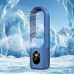 2026 Nouveau portable Air Ventilateur de conditionneurs - Mini Air Conditionneur avec 6 Vitesses & 1-6H Minuterie & 7 Couleurs Lumière de nuit - Mini Air Ventilateur de refroidissement - Évaporatif Air Ventilateur de bureau pour chambre à coucher Bureau Camping