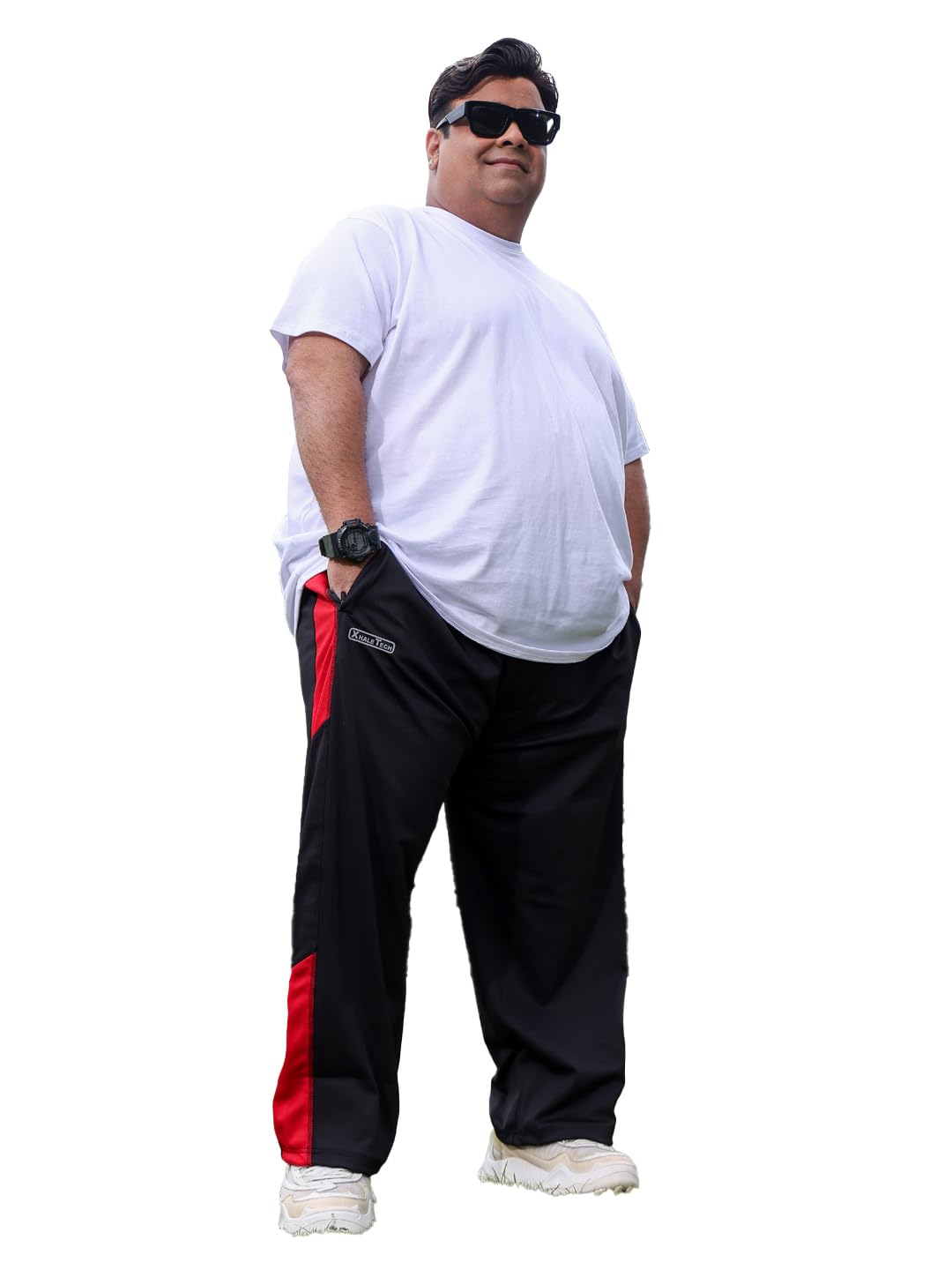 Plus Size Men's Regular Fit Trackpants-image-15