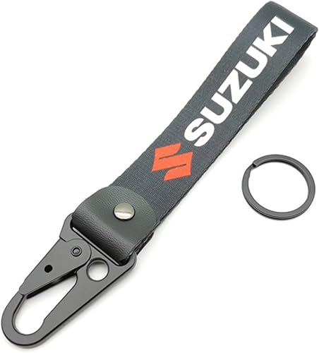 Miniatura 2 de MELD Llavero de motocicleta en blanco sin cortar con hoja y llavero de motocicleta para Suzuki GSXR 600 750 1000 GSX1300R GSF 650 Negro, Negro -