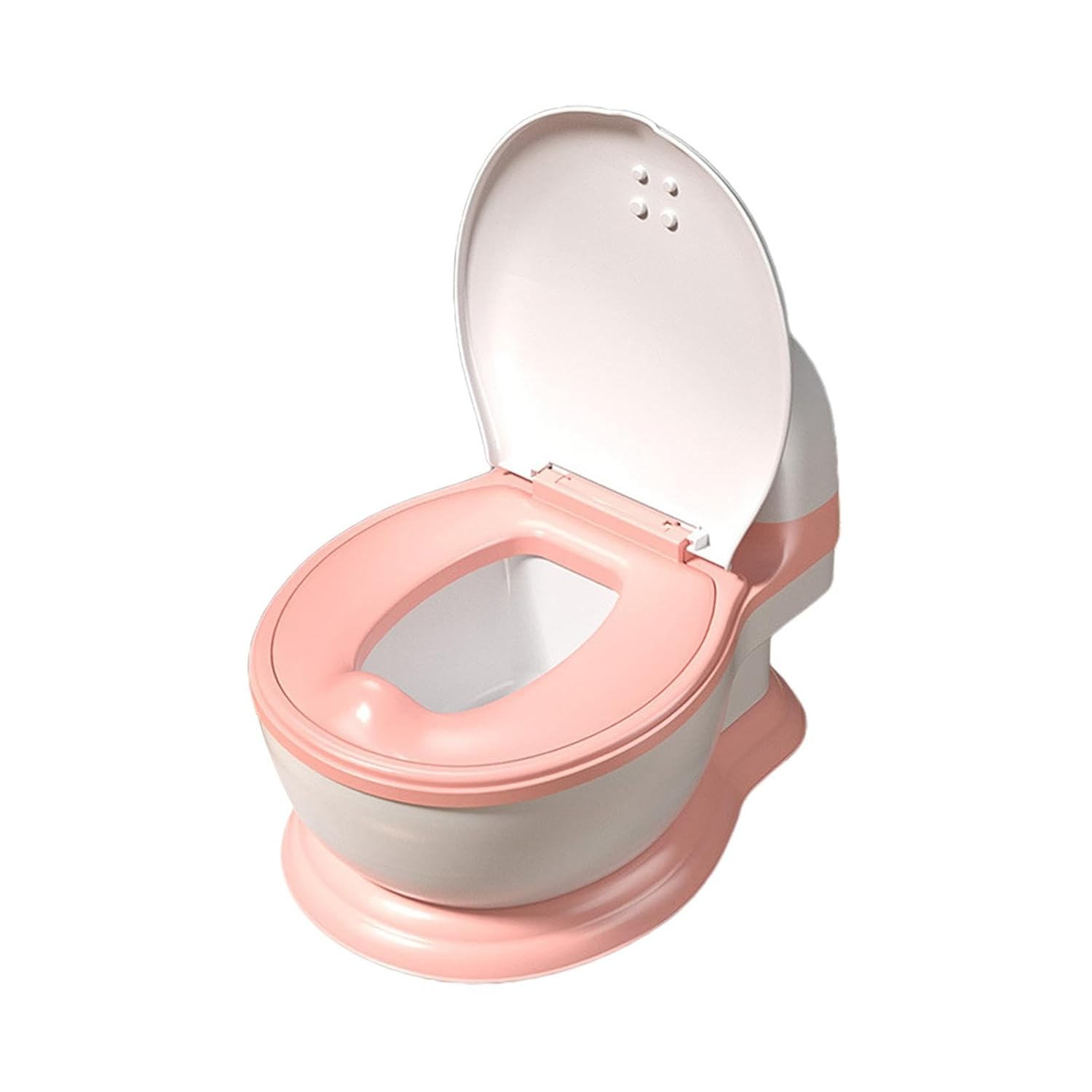 Potty Train Toilet, Potty Chair, Comfortable with Pad, Travel Training Transition Potty Seat, Potty for Outdoor, Pink Hard pad