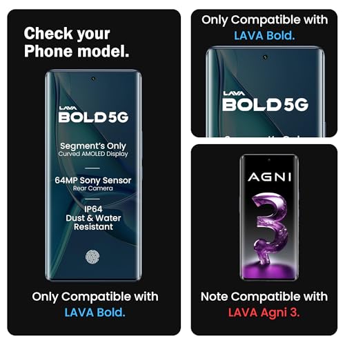 Image of ArmourPro Military Grade UV Tempered Glass Screen Protector Compatible For Lava Bold 5G (6.67 Inch) With Easy Installation Kit| Edge To Edge Coverage |Crystal Clear