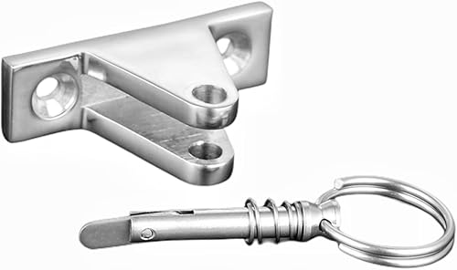 Vista 19 de Bisagra de cubierta ajustable de acero inoxidable 316 Bimini Montaje en cubierta lateral Hardware marino 2 uds