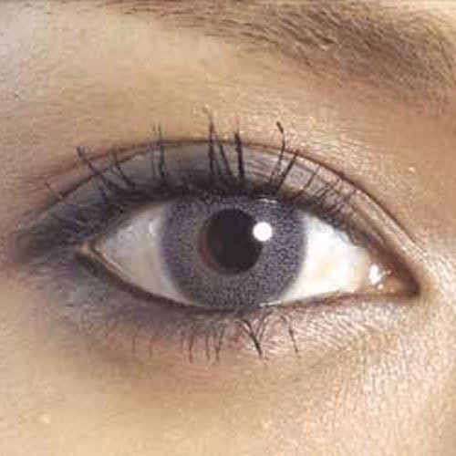 Amazon ヴィーナスアイズストレートカラー ストレートグレー 度なしカラコン(2枚入り) ヴィーナスアイズストレートカラー