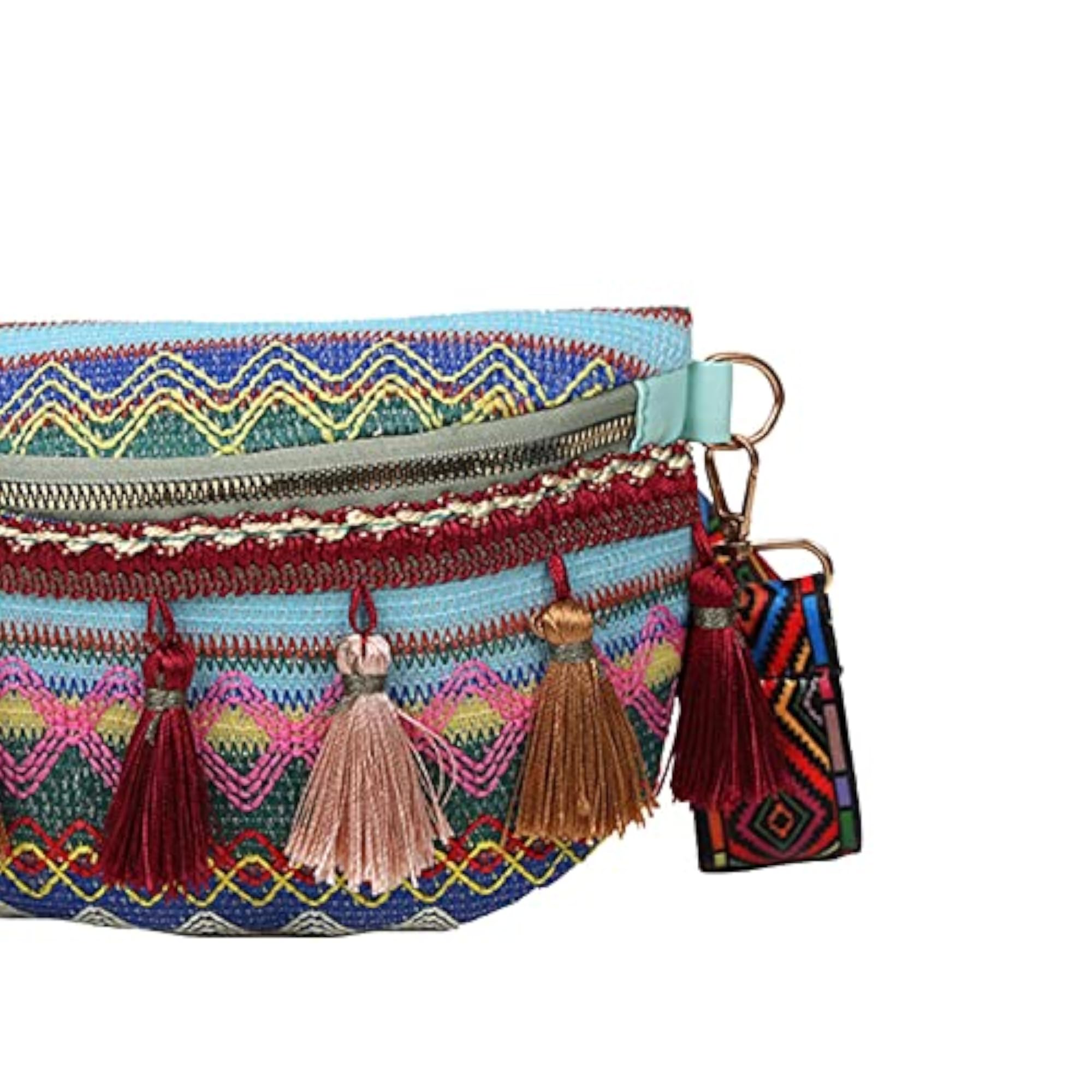Fashionable Bohemian Fanny Pack Bag with Tassels