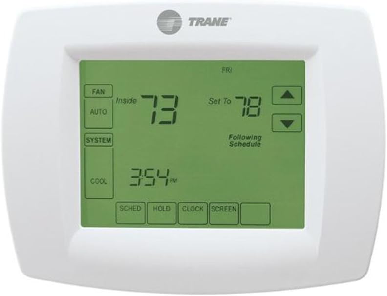 Trane Single-Stage Thermostat 7-Day Programmable Touchscreen Thermostat , TCONT800AS11AAA / TH8110U1045 / THT02476