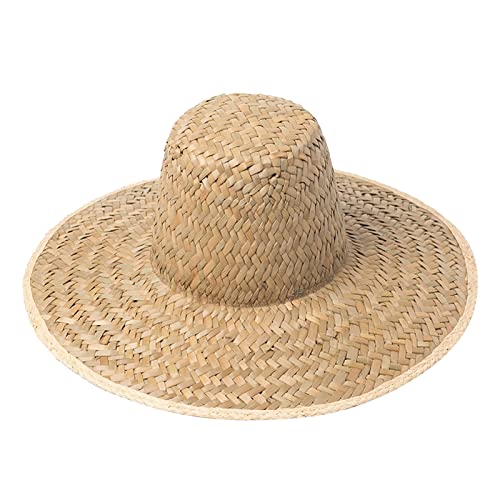 Chapeau de plage en raphia chic pour vos promenades en bord de mer et pique-niques d'été