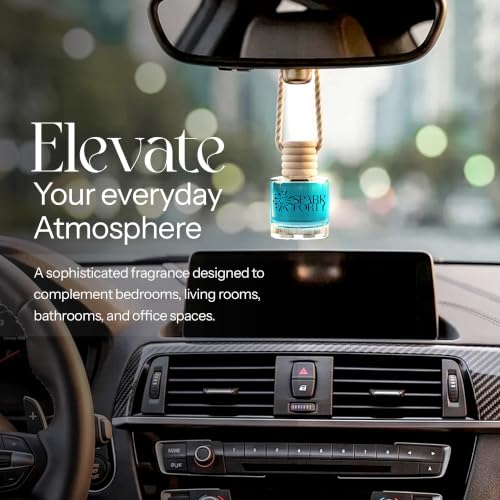 Image of Lavender Car Air Freshener Hanging | Car Perfume, 8 ml