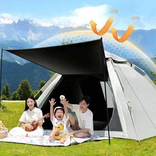 heijiaoCloud Vinyl Lobby Screened Camping Tent Family for 2-4 Person Waterproof Haven Tent Easy Setup and Portable Shelter for Outdoor Picnic Camping Family Gathering&Hiking