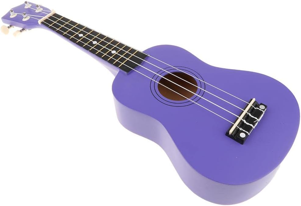 53 cm Hawaje ukulele mini 4 struny gitara dla dzieci początkujących głęboki fioletowy